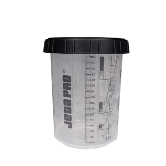 JETA PRO 596266 Многоразовая емкость с фиксирующим кольцом JPPS, 800 мл