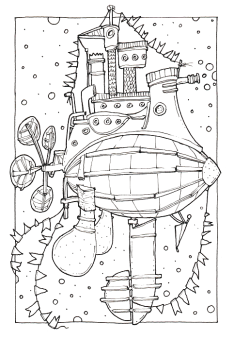 Sketchmarker Книга-раскраска на акварельной бумаге COLORED DREAMS