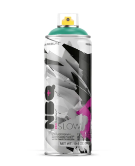 Краска аэрозольная NBQ SLOW / N023 зеленый MOSS, 400 мл