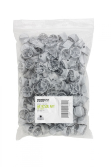 Кэп Montana Skinny Cap Aerosol Art, светло-серый с черной вставкой, 0,4-1,0 см (уп. 50 шт.)