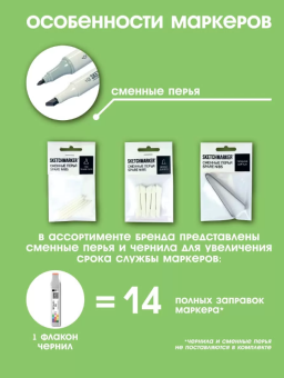 Набор маркеров Sketchmarker Basic 1 (48 цветов + органайзер)