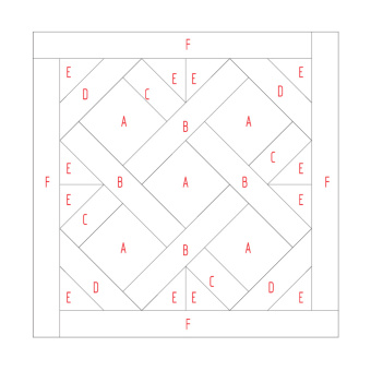 MiniWarPaint Паркет наборный Версальский квадрат, размер M