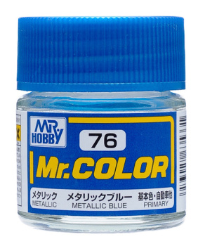 Mr. Hobby Краска 10 мл C76 METALLIC BLUE
