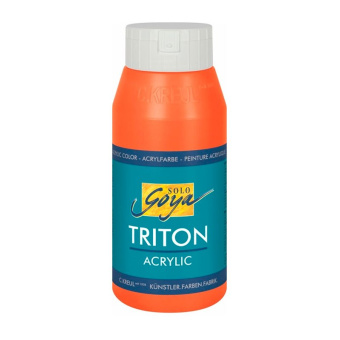 Краска акриловая Solo Goya Triton 750 мл, киноварь