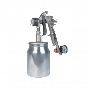 Краскопульт Walcom SLIM XLight I HVLP, нижний бачок 1,0 л