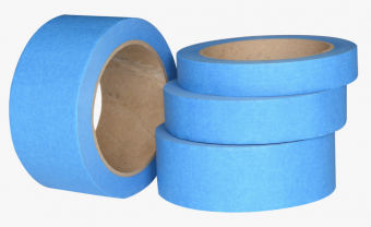 Интерколор Синяя маскировочная лента до 100°C (50 мм x 40 м)