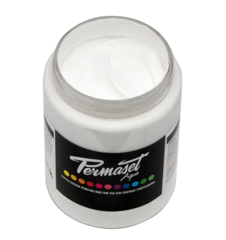 Краска акриловая Permaset Aqua для шелкографической печати 300 мл, цвет белый