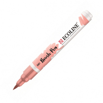 Маркер акварельный Ecoline кисть №381 Pastel red