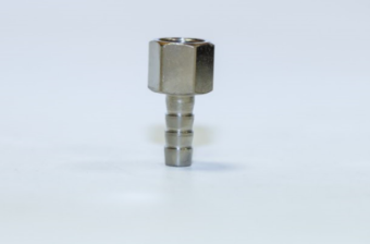 Pegas Штуцер с внутренней резьбой 1/4" (папа), "елочка" 8 мм