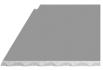 OLFA OL-LWB-3B Лезвие несегментированное, серрейторная заточка, 18 мм, 3 шт.