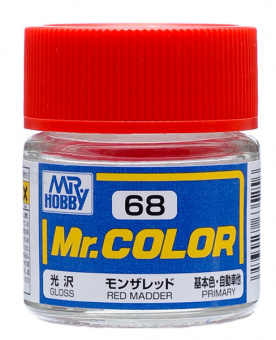 Mr. Hobby Краска 10 мл C68 RED MADDER