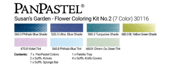 Набор PanPastel Susan's Garden Flower Coloring Kit No. 2 (7 цветов)