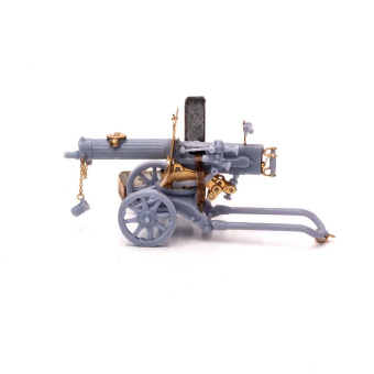 MiniWarPaint Пулемет Максима с патронными коробками и лентами, 1/35