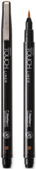 Ручка капиллярная TOUCH LINER Brush Brown (Коричневый)