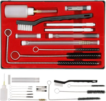 Sagola 40000086 Набор для чистки краскопульта, 22 предмета