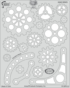 Трафарет Artool STEAM PUNK FX TEMPLATE (FH SPFX 6)