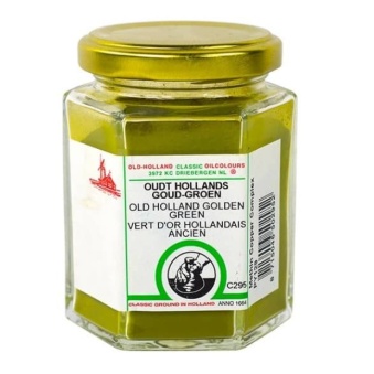 Old Holland Пигмент Староголландский золотисто-зелёный, 40 г