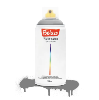 Краска аэрозольная Belazo WaterBased Jet Grey, 300 мл