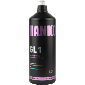 HANKO GL1 NEW FORMULA Крупнозернистая паста 1.3 л для удаления риски от абразивов Р1200-1500