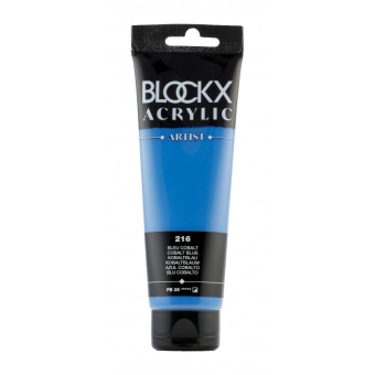 Кобальт синий, краска акриловая Blockx Artist, 120 мл