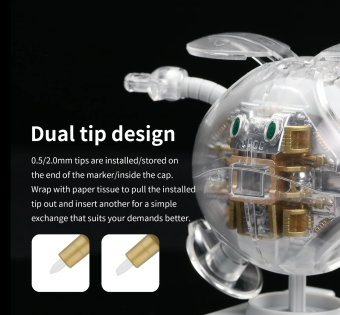 DSPIAE MKS-03 Маркер Суперметаллик золотое шампанское (Super Metallic Shampagne Gold)