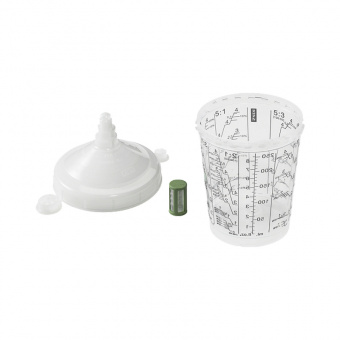 SATA 1010561 Набор RPS для пистолетов minijet: стаканы с крышкой 300 мл и фильтром 200µ, 60 шт. NEW