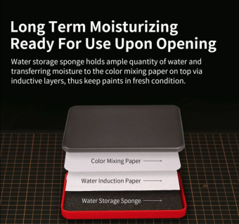 DSPIAE MP-01 PRO Увлажняющая палитра для пигментов на водной основе