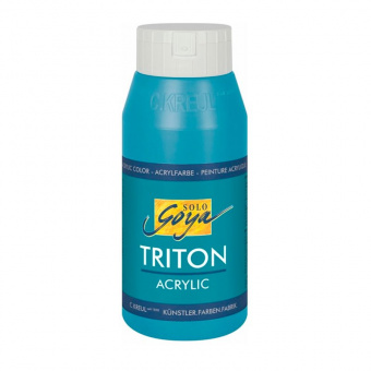 Краска акриловая Solo Goya Triton 750 мл, бирюзовый