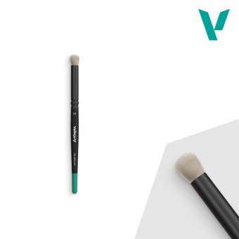 Кисть Vallejo Dry Brush из натурального волоса, размер M (Medium)
