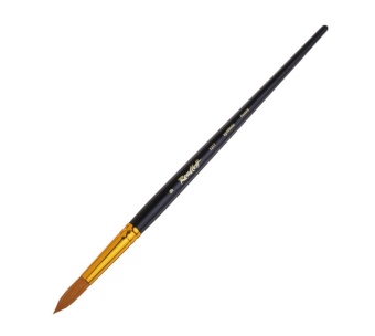 Кисть Roubloff серии 1317 №9 синтетика, круглая, длинная ручка