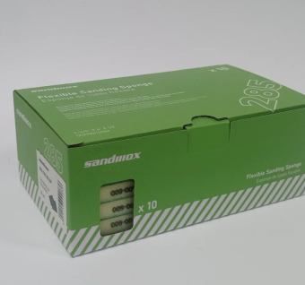 Sandwox Шлифовальная губка серии 285, зернистость P400-P600, цвет зеленый