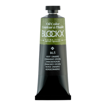 Киноварь зеленая, краска масляная Blockx, 35 мл