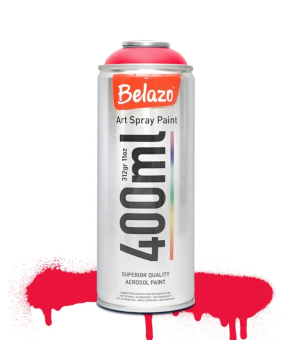 Краска аэрозольная Belazo Art Spray Full Red, 400 мл