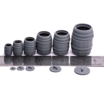 MiniWarPaint Бочки открытые с крышками