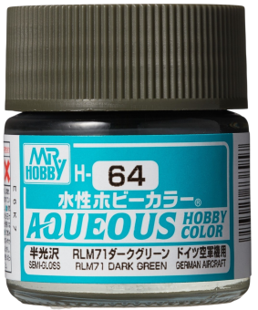 Mr. Hobby Краска 10 мл H64 RLM71 DARK GREEN