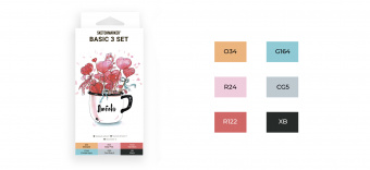 Набор маркеров Sketchmarker 6 BASIC Set 3 (6 шт. в картонной коробке)