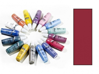 Краска водноакриловая Shiphrah Body Nail Art, 20 мл, цвет красный темный