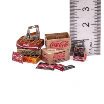 Miniwarpaint Coca-cola в бутылках, 1916-1957, размер M