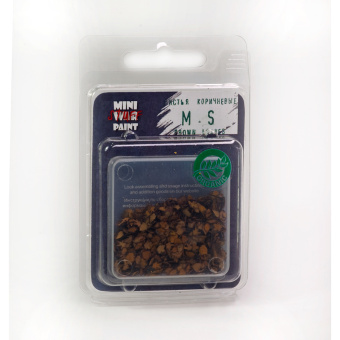 MiniWarPaint Листья осенние коричневые в ассортименте, 0,4 г (около 550 шт.)