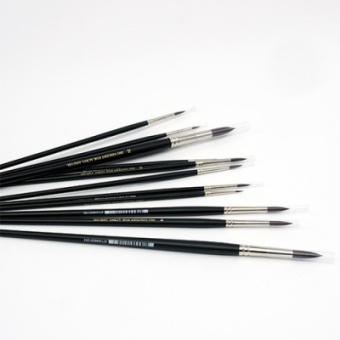 Angelo Holland 2001 Кисть нейлон круглая, ручка удлиненная матовая  №2