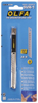 OLFA OL-SVR-1 Нож из нержавеющей стали, 9 мм