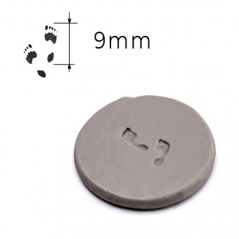 MiniWarPaint Штамп босые стопы, размер M