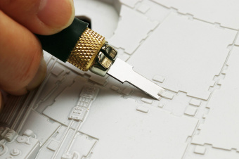 OLFA OL-AK-4 Нож перовой с профильными лезвиями, 6 мм