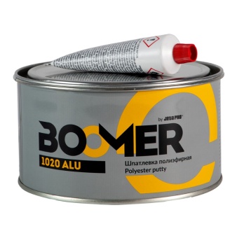 BOOMER 1020 ALU Шпатлевка полиэфирная с алюминиевым наполнителем, 1,0 + 0,02 кг