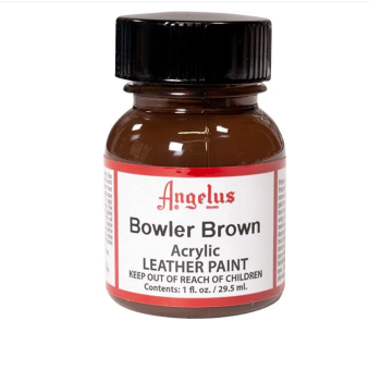 Краска для кожи и ткани Angelus Leather Acrylic Paint 273 Bowler Brown, 29,5 мл