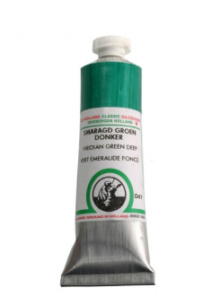 Краска масляная Old Holland D47 Виридоновый зеленый темный, 40 мл
