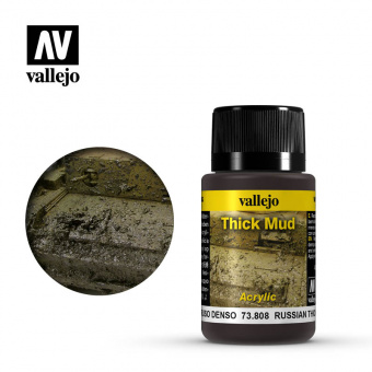 73808 Краска Vallejo Russian Thick Mud (Русская густая грязь)