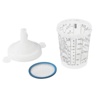 SATA 1010420 Набор RPS для стандартных пистолетов: стаканы с крышкой 300 мл и фильтром 200µ, 100 шт. NEW