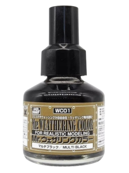 Mr. Hobby Краска 40 мл Mr. Weathering COLOR WC01 MULTI BLACK