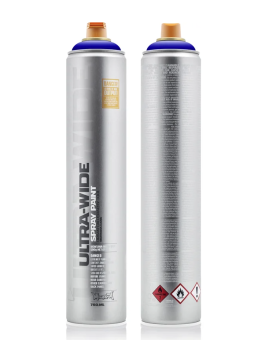 Аэрозольная краска Montana Ultra Wide Blue/ синий, 750 мл